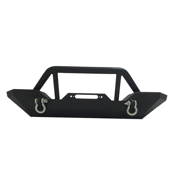 Black Textured Front Bumper for 2007-2018 Jeep Wrangler
