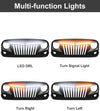 Grille with Turning Signal Light for Jeep Wrangler