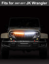Grille with Turning Signal Light on Jeep Wrangler