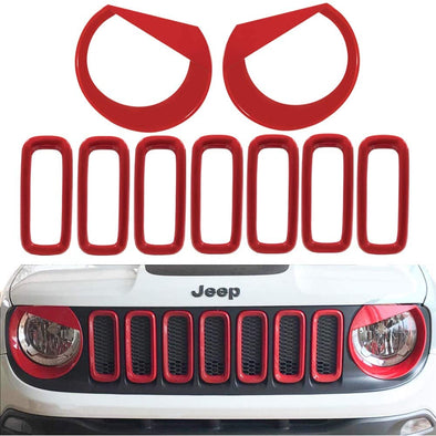 Front Grille Inserts for Jeep Renegade | OffGrid-Store