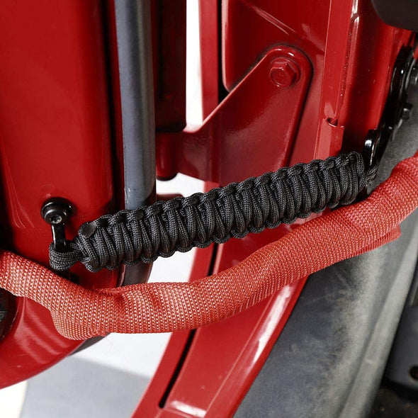 Door Limiting Straps Durable Swing Limiter for 1996-2019 Jeep Wrangler