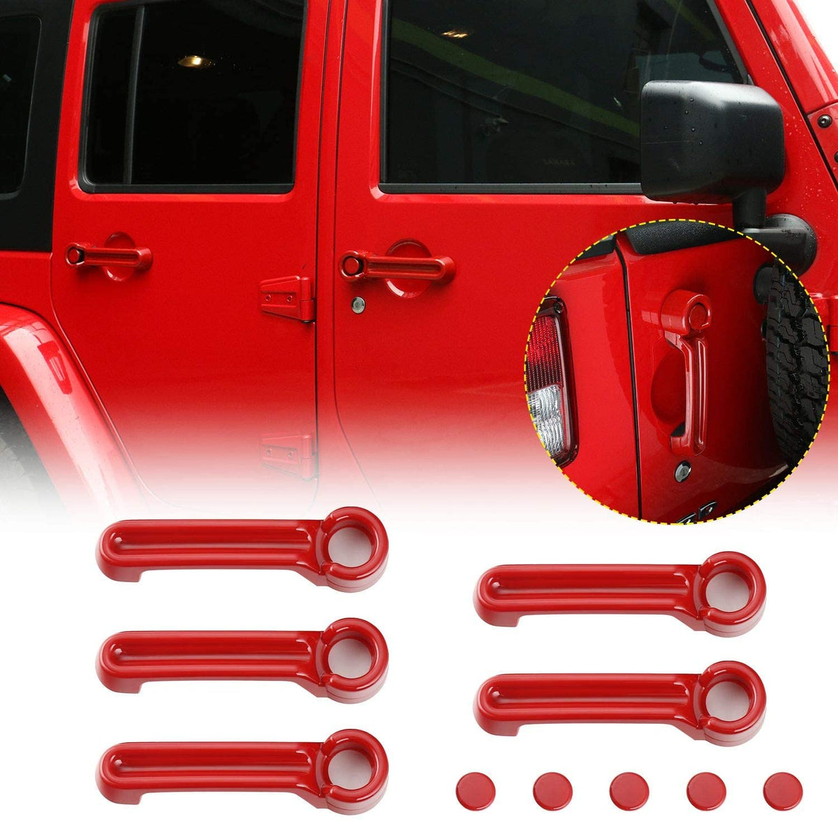 Jeep Wrangler JK Grab Handle & Tailgate Kit – OffGrid Store