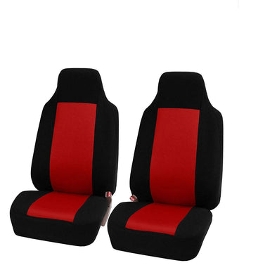 Red and Black Seat Cover with Bench