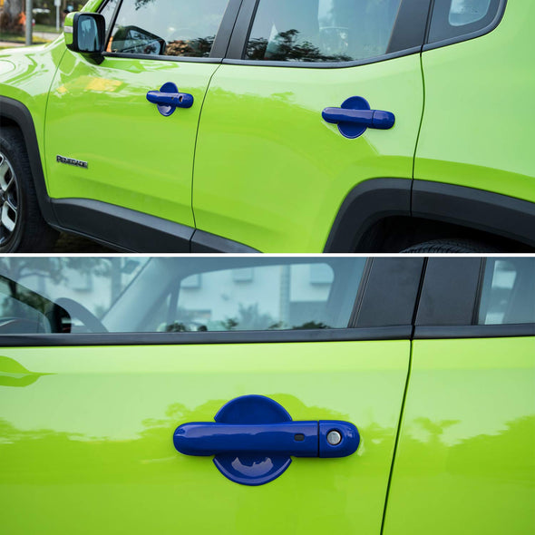 Door Handle Cover with Smart Keyhole & Cup Bowl for Jeep