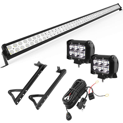 LED Light Bar Brackets & Wiring for Jeep JK