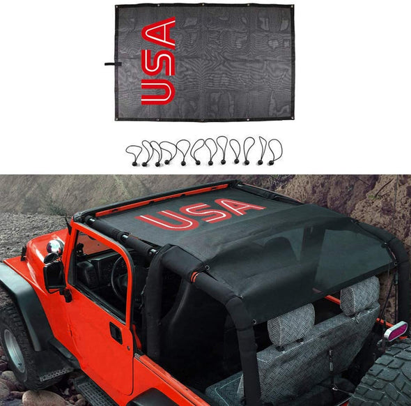 Jeep Wrangler TJ 1997-2006 Sunshade Mesh UV Protection