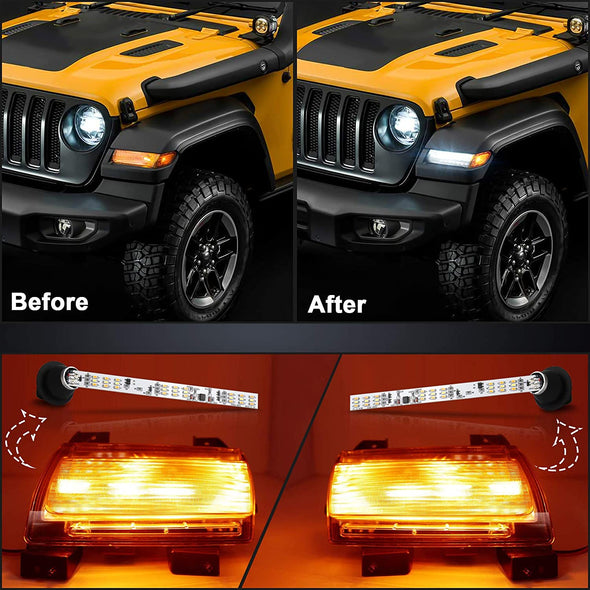 Switchback Turn Signals with Load Resistor for JL & JT