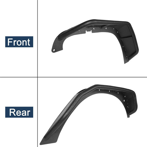 Irregular Front & Rear Fender Flares For Jeep Wrangler JK 07-18