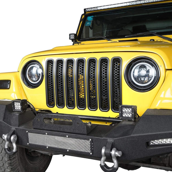 Jeep Wrangler TJ 1997-  2006  Exterior Grille Inserts & Overlays