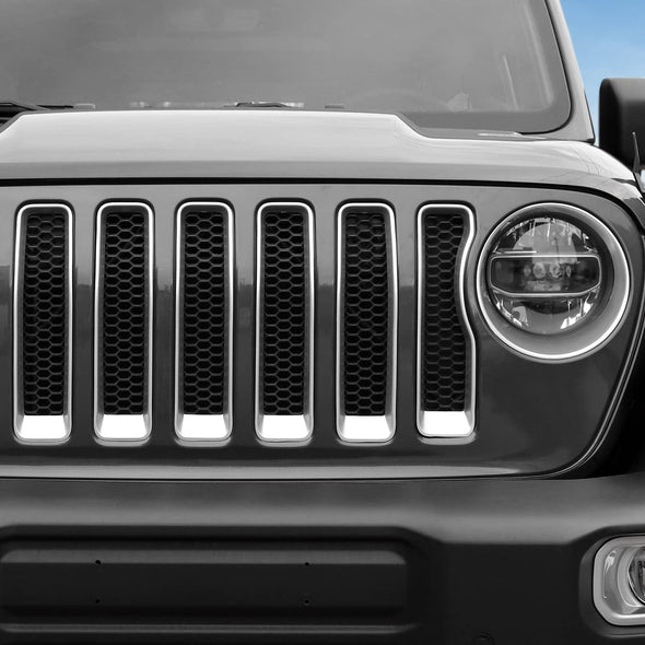 Jeep Wrangler JL Mesh Grille & Headlight Covers