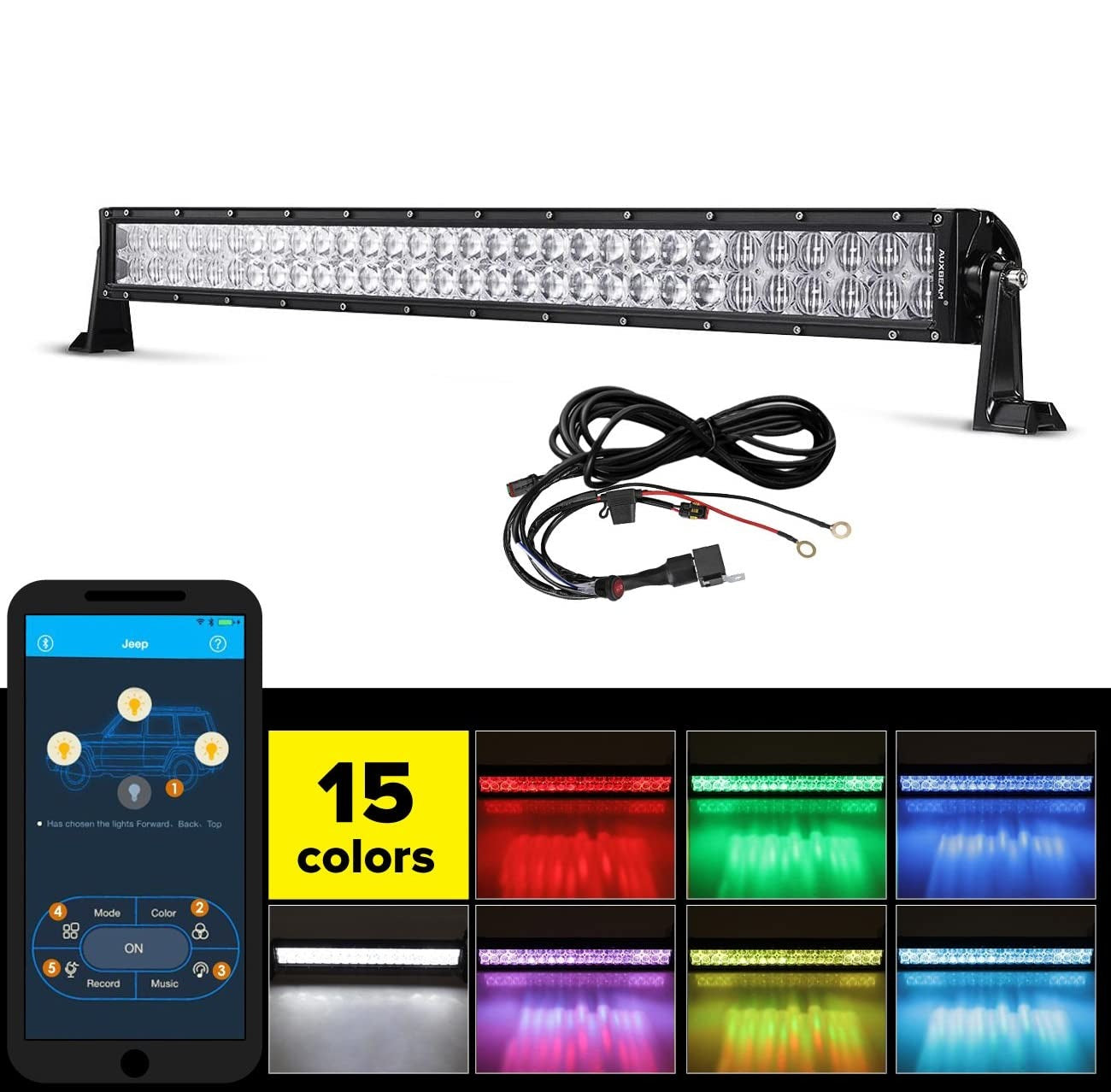 Demon Play Ham Etna RGB Multi-Color LED Light Bar for Jeeps, Trucks & Cars – OffGrid Store
