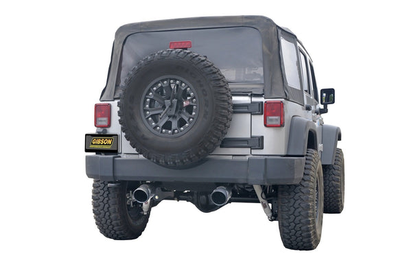 Stainless Steel Exhaust System for Jeep Wrangler Jk 07-17