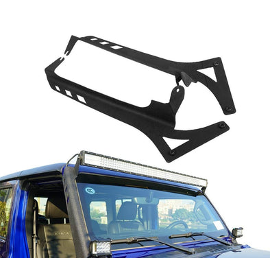 LED Light Bar Windshield Mounting Brackets for Jeep JL & JT