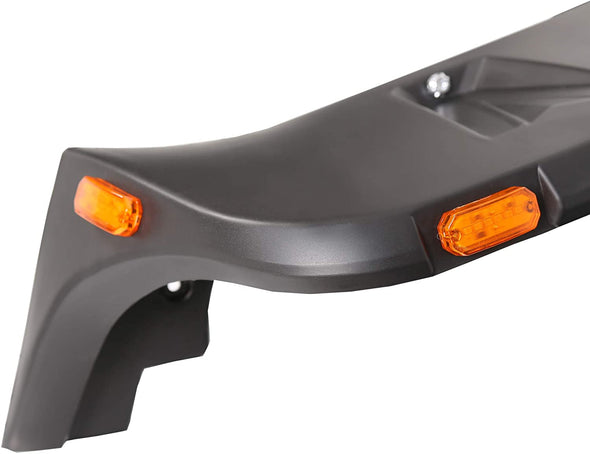 Pocket Style Rivet Front Rear Fender Flares LED For 07-18 Jeep JK Wrangler