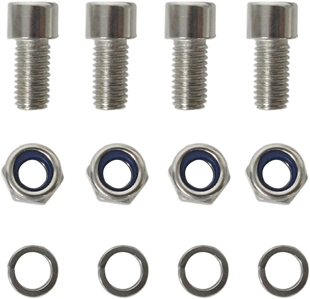 4 PCS Door Hinge Pin Bolts Guides Liners for Jeep Wrangler TJ JK JL JT Stainless 4 PCS Door Hinge Pin Bolts Guides Liners for Jeep Wrangler TJ JK JL JT Stainless