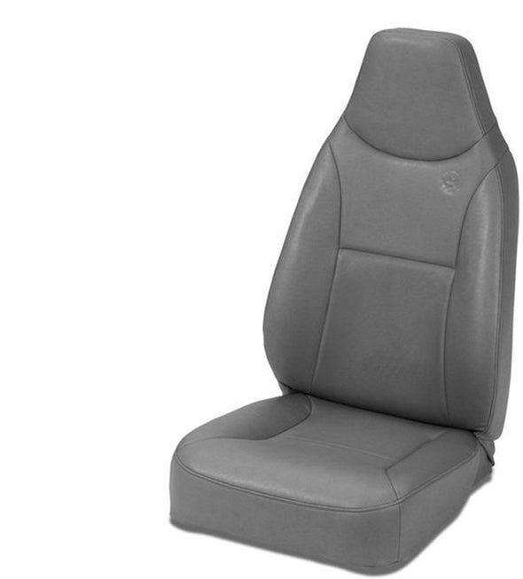 Front High Back All-Vinyl Fixed-Back Single Jeep Seat for 1976-2006 Jeep CJ and Wrangler