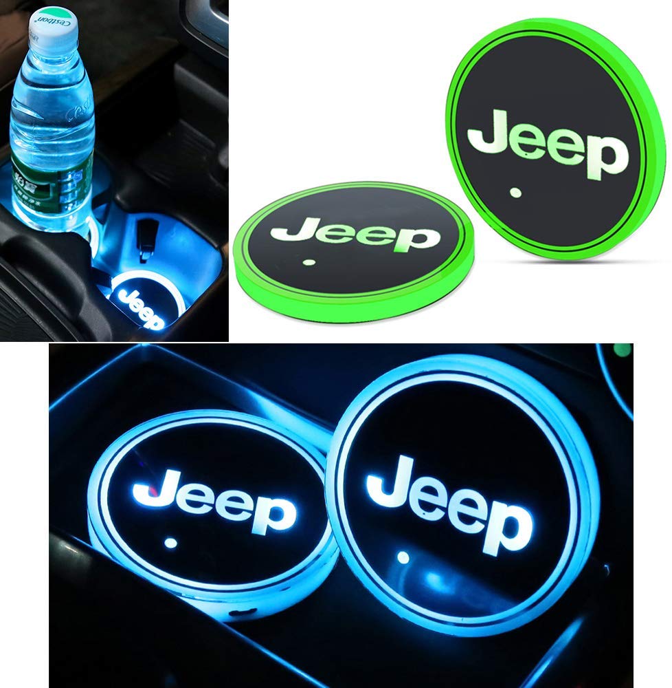 LED Car Cup Holder Lights for Jeep - 2 Pcs - OffGrid Store