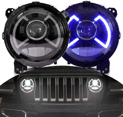 9'' LED Headlights for Jeep JL & JT