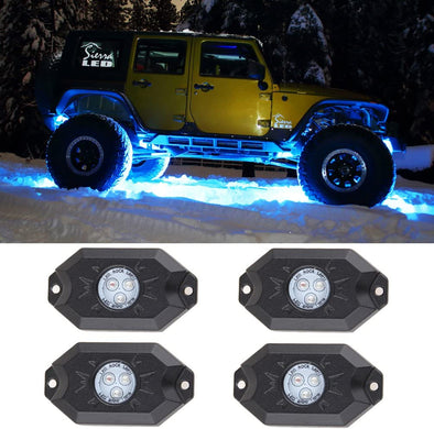 RGB LED Rock Lights - 4 Pod Lights