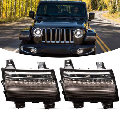 LED Daytime Running Lights with Sequential Turn Signal