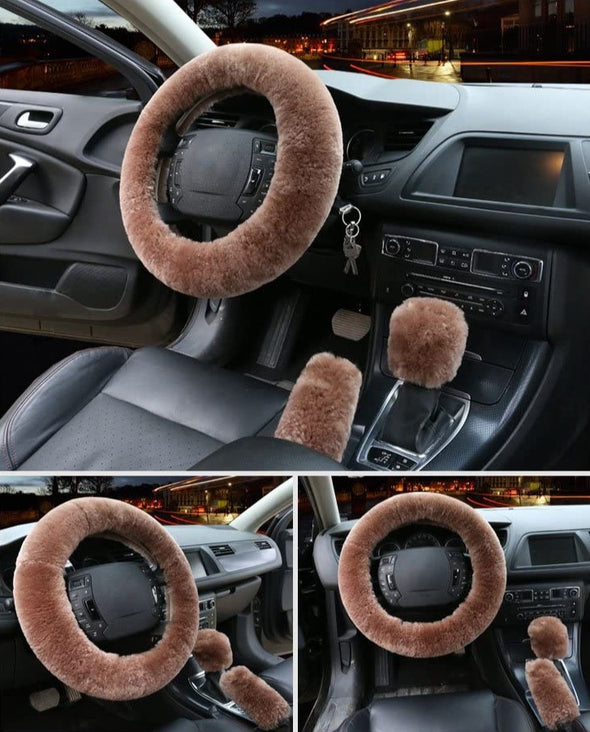 Fluffy Steering Wheel Cover Set with Bonus Covers – OffGrid Store