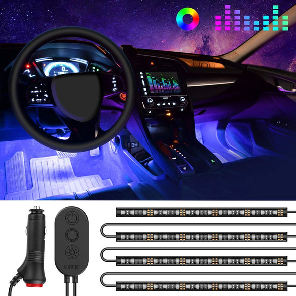 One-Line Interior Car Lights, RGB Multicolor Music Car LED Strip Light