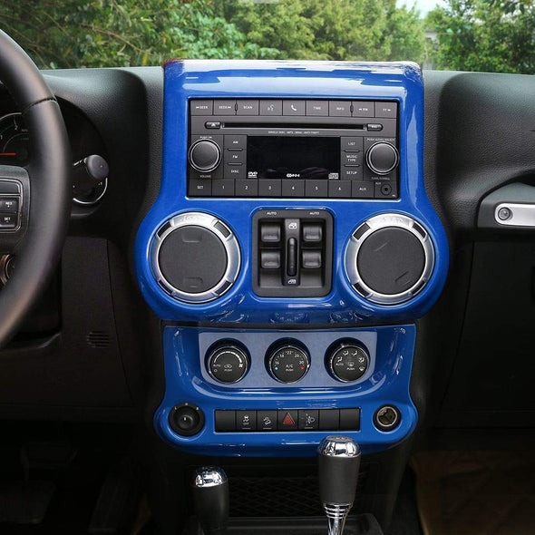 Center Console Cover & Air Conditioning Switch Cover (BLUE)