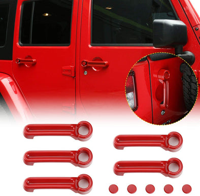 Door Grab Handle & Tailgate Cover Kit for Jeep JK