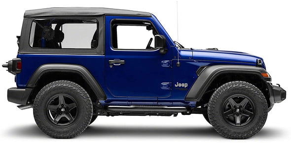 3" Round Curved Side Step Bars for Jeep JL