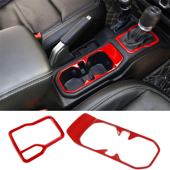 Cup Holder Trim Gear Shift Cover For JL / JT