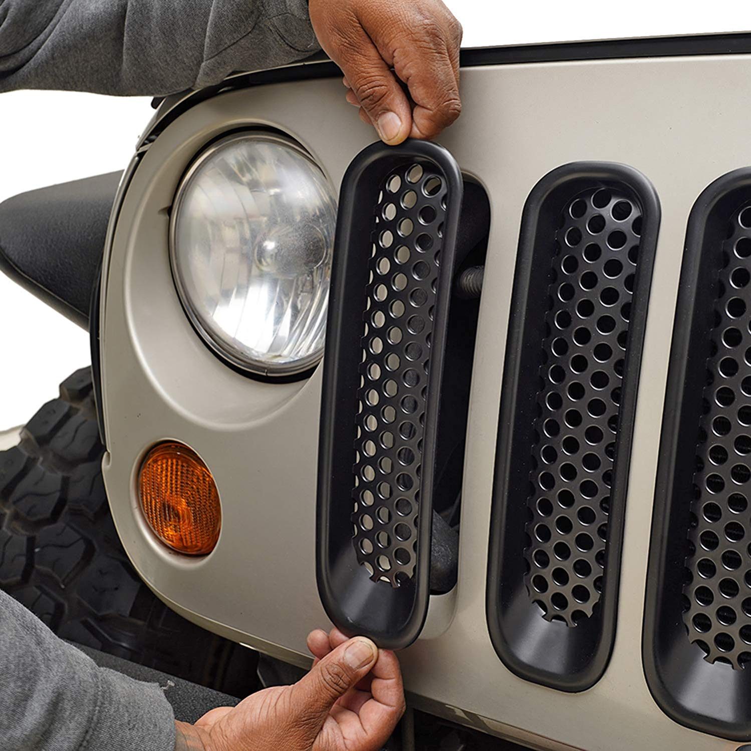 Mopar Honeycomb Grille Insert Kit - Without Front Trail Camera - JLJTGRILLEINSRT | Mopar Online Parts Mopar Honeycomb Grille Insert Kit - Without Front Trail Camera - JLJTGRILLEINSRT | Mopar Online Parts