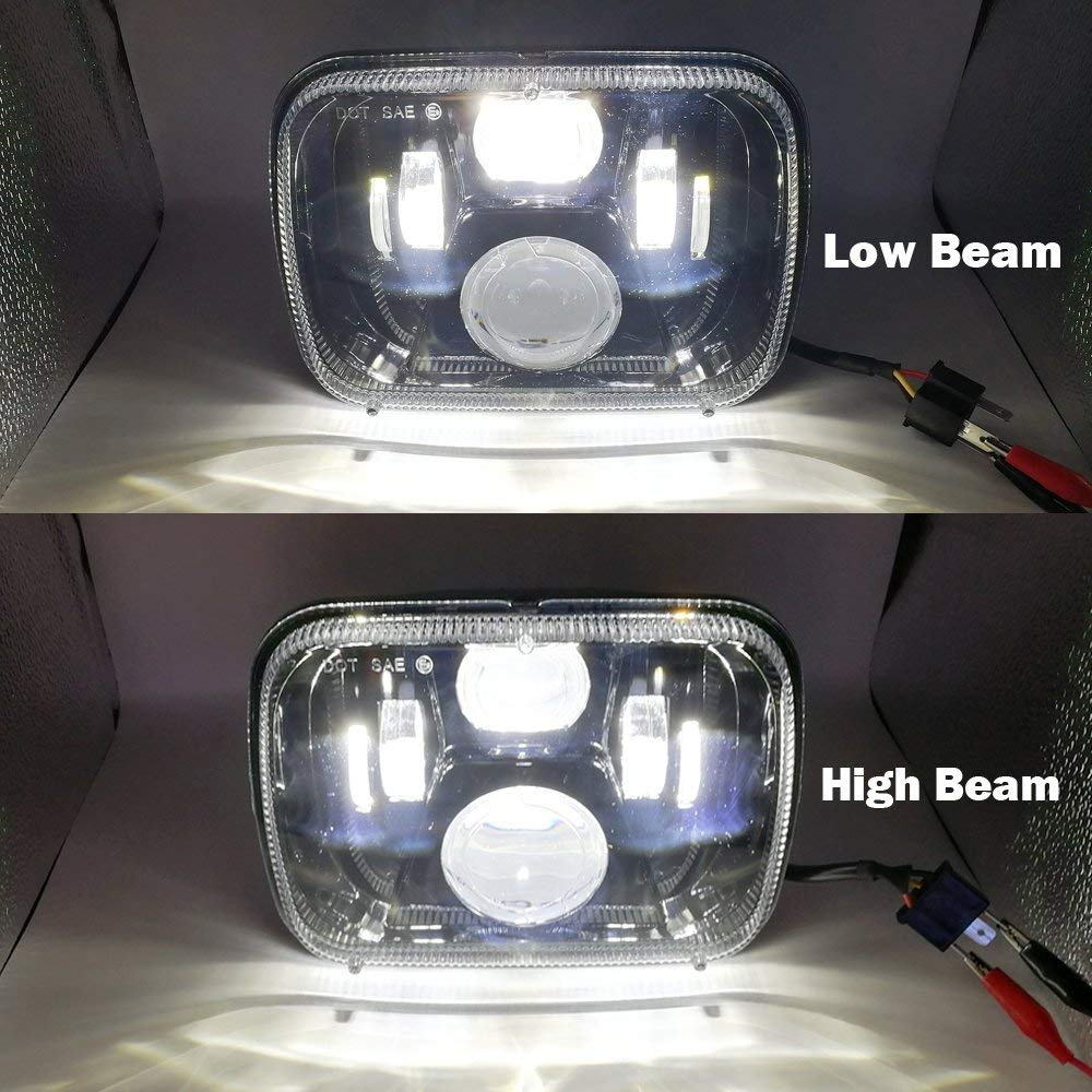 7 Round LED Headlight with White/Amber DRL – OffGrid Store