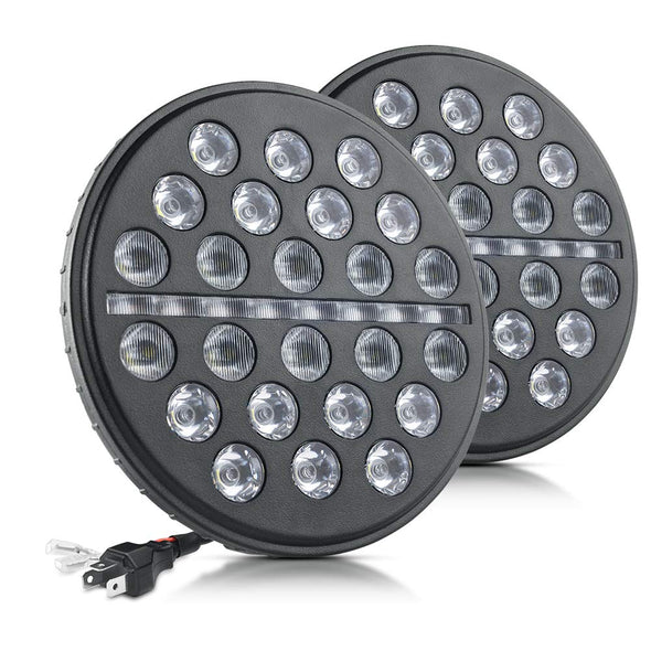 7 Inch LED Headlights with Turn Signal