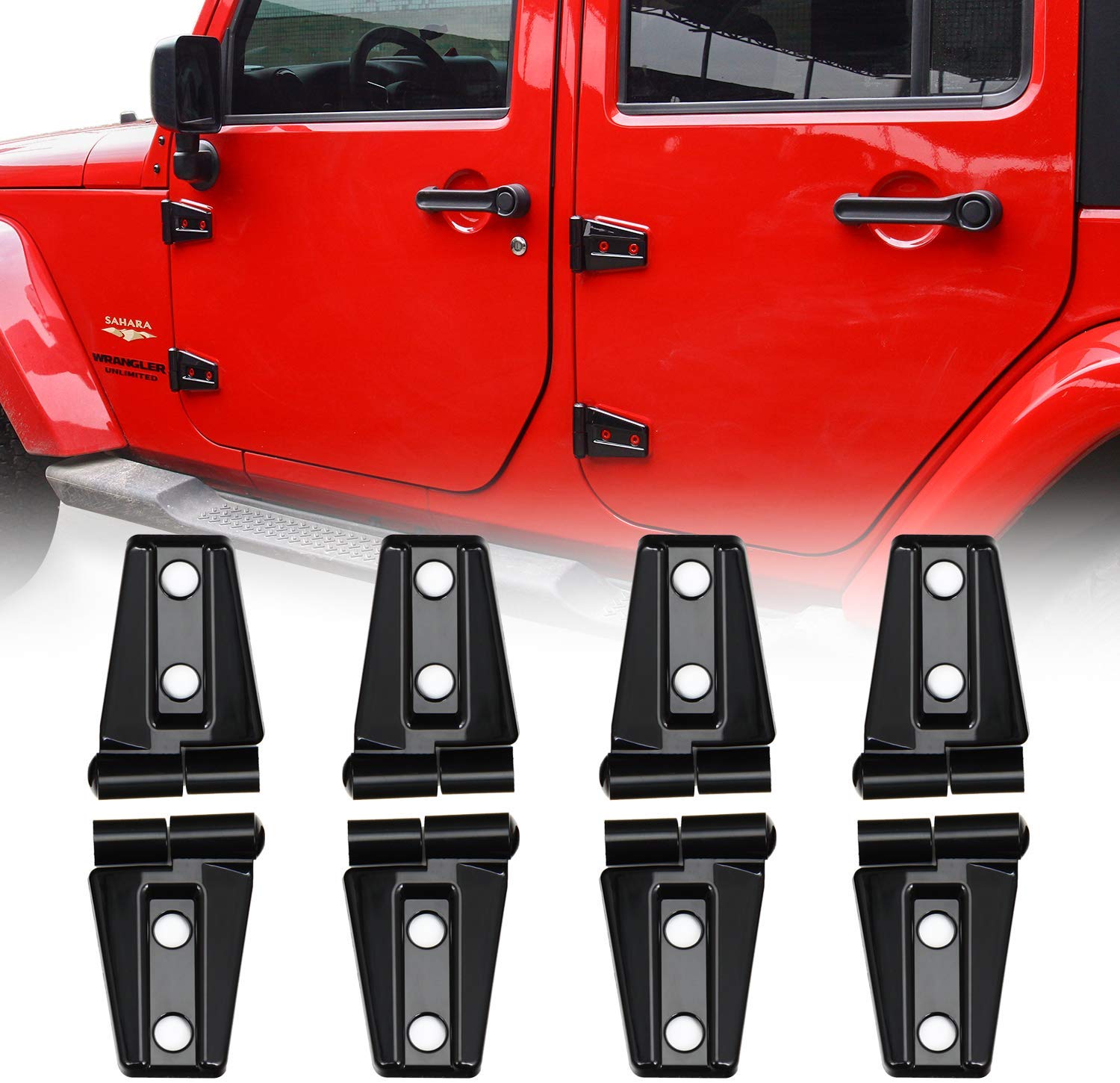 Door Hinge Cover Trim for Jeep Wrangler JK More Coloration Available –  OffGrid Store