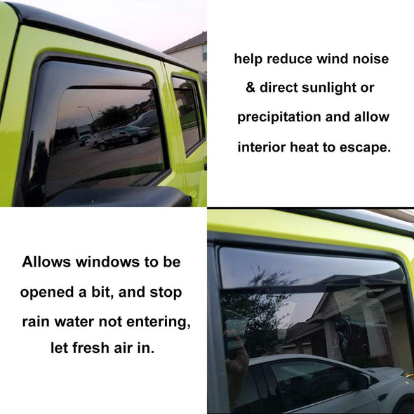 Side Window Deflectors Visor