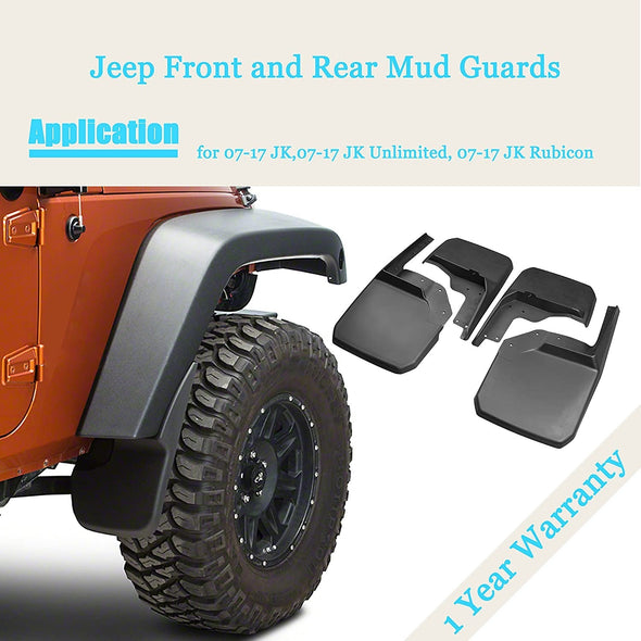 Mud Flap/Splash Guard for Jeep Wrangler JK