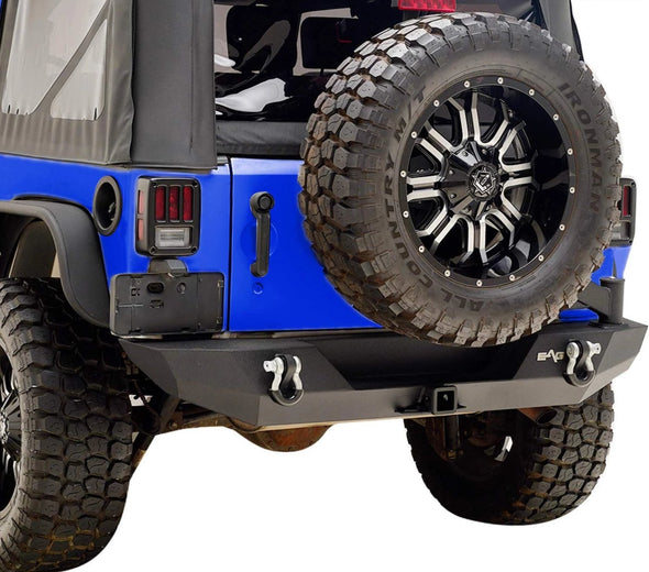 Rear Bumper with Tire Carrier Linkage