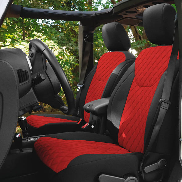 Neoprene Custom Fit Seat Covers for 2007-2018 Jeep Wrangler JK (Waterproof)