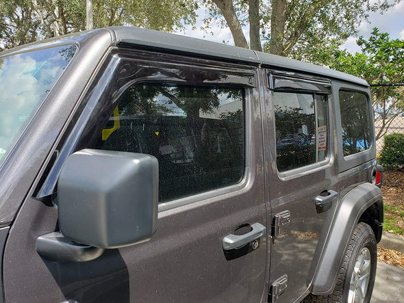Window Rain Deflectors for Jeep JL/JT