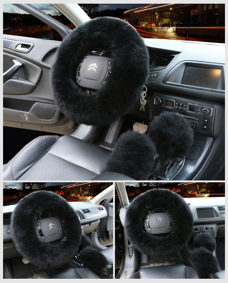 7pcs rhinestone Car Steering Wheel Cover & Handbrake & Gear Shift Cover &  Coaster & One-button Start Decorative Ring Set | SHEIN