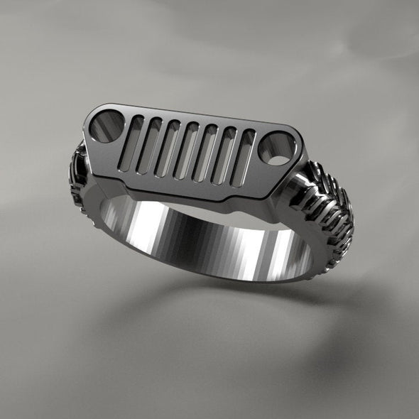 TJ Jeep grill and Tread Ring