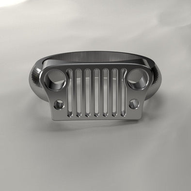 CJ Jeep grill and Tread Ring