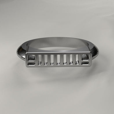 XJ Jeep grill and Tread Ring