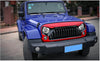 Jeep Wrangler JK 2007-2018 Gladiator Grille (RED on blue Jeep)