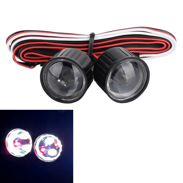 22mm Multifunction RC Car LED Headlight for 1:10 RC Jeep and Trucks