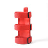Adjustable Roll Bar Fire Extinguisher Mount Holder 3 lb for Jeep CJ YJ LJ TJ JK JKU JL JLU (RED)