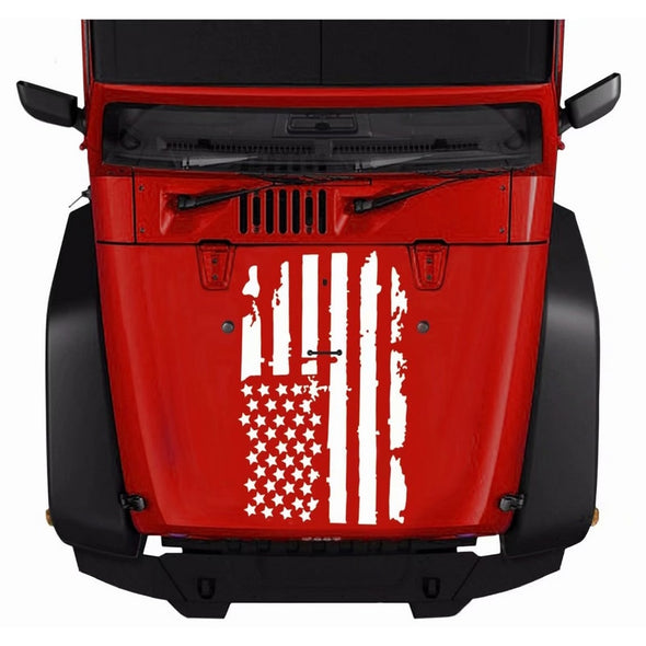 USA Flag Sticker for Jeep