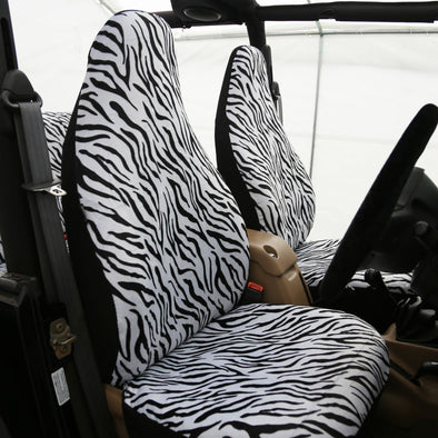 Zebra Jeep Full Set Seat Covers