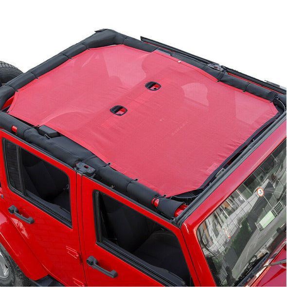 Jeep Wrangler JK 2007-2017 Sunshade Mesh UV Protection 4 Door