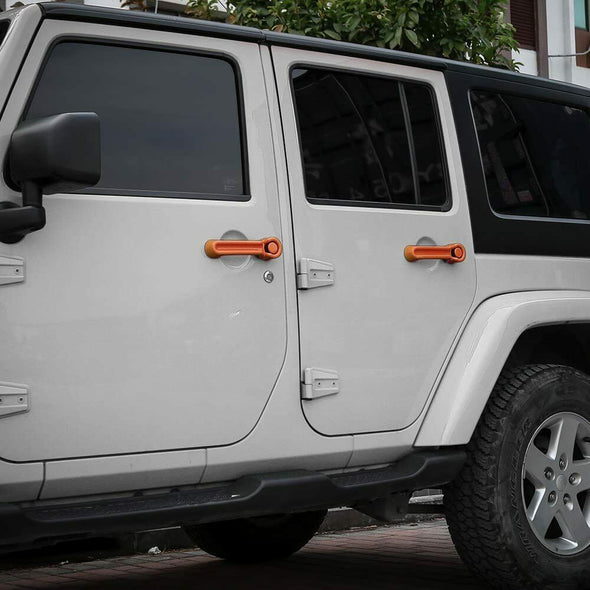 Door Grab Handle Inserts & Tailgate Handle Cover Kit for Jeep Wrangler JK